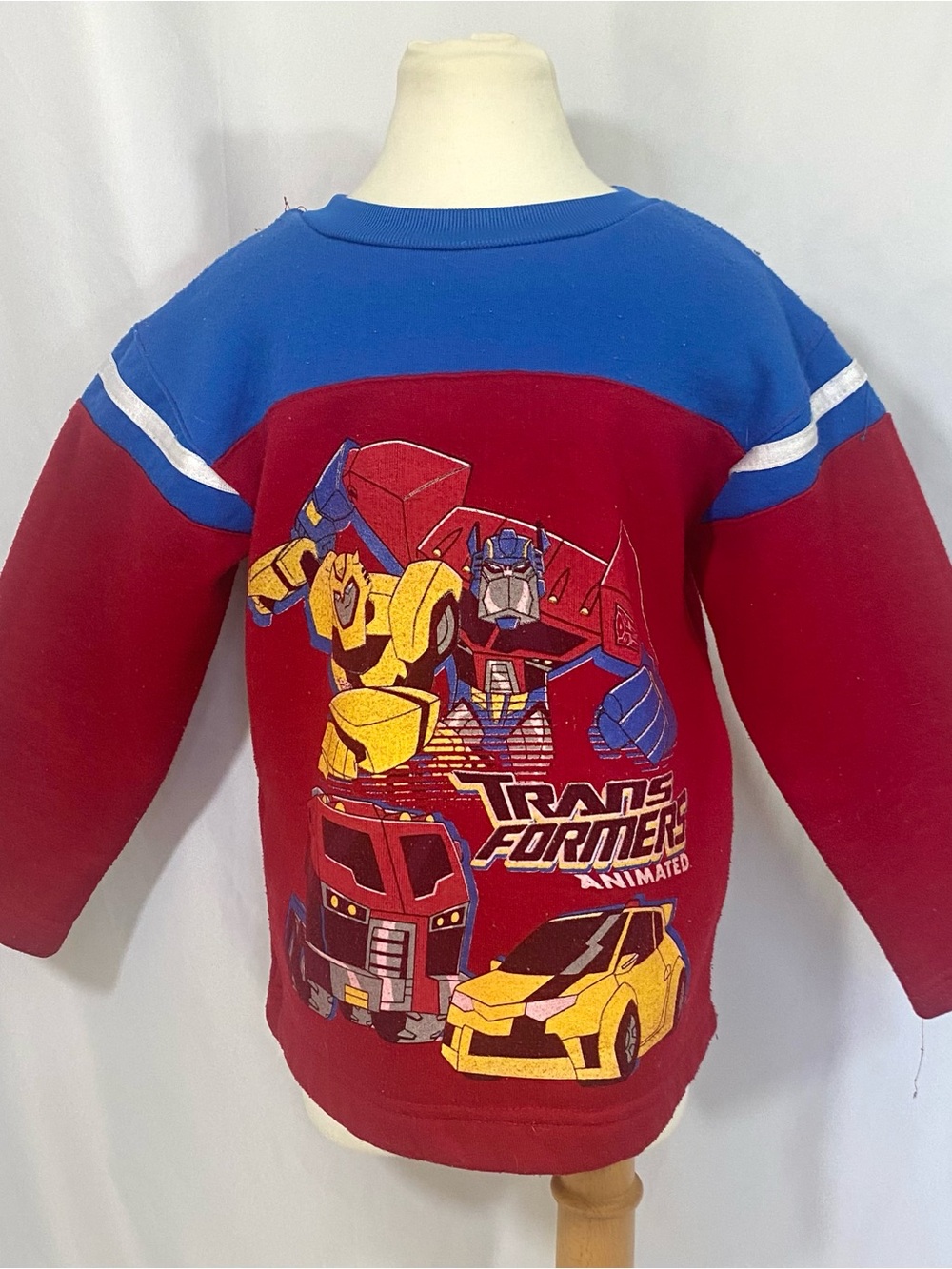 Kidβs 2009 Transformers Animated Fleece Sweatshirt Size 5